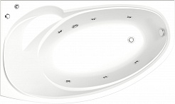 Bas Акриловая ванна Фэнтази 150x88 L с гидромассажем – фотография-1